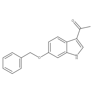 3-Acetyl-6-(benzyloxy)indole结构式