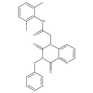N-(2,6-dimethylphenyl)-2-(2,4-dioxo-3-(pyridin-3-ylmethyl)-3,4-dihydropyrido[3,2-d]pyrimidin-1(2H)-yl)acetamide结构式