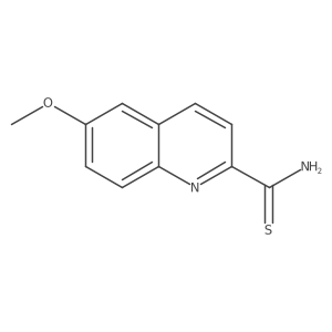 6-Methoxy-2-quinolinecarbothioamide Structure