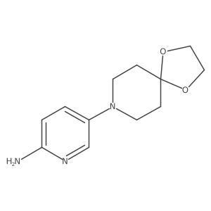5-(1,4-Dioxa-8-azaspiro[4.5]dec-8-yl)-2-pyridinamine Structure