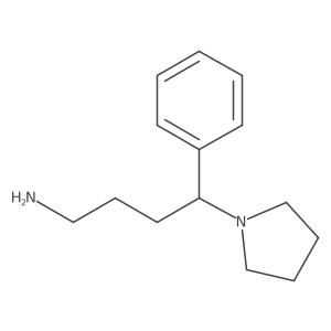 4-Phenyl-4-(pyrrolidin-1-yl)butan-1-amine结构式