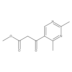 Methyl 3-(2,4-dimethylpyrimidin-5-yl)-3-oxopropanoate Structure