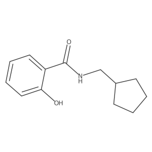 O=C(NCC1CCCC1)c1ccccc1O结构式