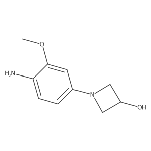 1-(4-Amino-3-methoxyphenyl)-3-azetidinol结构式