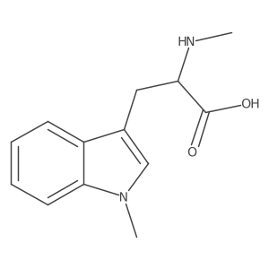 N,1-Dimethyl-L-tryptophan Structure
