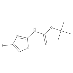 tert-butyl N-(4-iodo-1,3-thiazol-2-yl)carbamate Structure