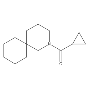 Cyclopropyl(2-azaspiro[5.5]undecan-2-yl)methanone结构式