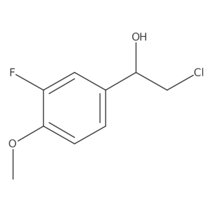 (1S)-2-chloro-1-(3-fluoro-4-methoxyphenyl)ethanol Structure