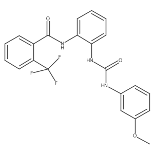 N-(2-(3-(3-methoxyphenyl)ureido)phenyl)-2-(trifluoromethyl)benzamide Structure