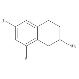 (S)-6,8-difluoro-1,2,3,4-tetrahydronaphthalen-2-amine Structure