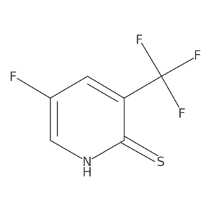 5-Fluoro-2-mercapto-3-(trifluoromethyl)pyridine结构式