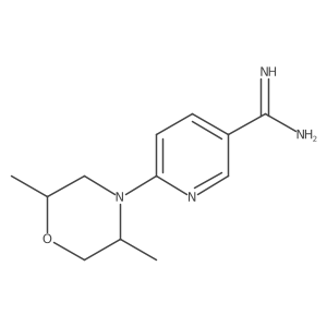 6-(2,5-Dimethylmorpholino)nicotinimidamide结构式