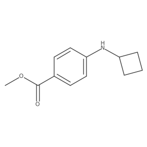Methyl 4-(cyclobutylamino)benzoate Structure