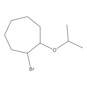 1-Bromo-2-(propan-2-yloxy)cycloheptane Structure