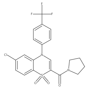 5-(azepan-1-ylsulfonyl)-2-chloro-N-(2-furylmethyl)benzamide Structure