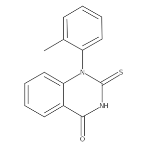 4(1H)-Quinazolinone, 2,3-dihydro-1-(2-methylphenyl)-2-thioxo-结构式