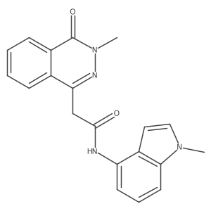 N-(1-methyl-1H-indol-4-yl)-2-(3-methyl-4-oxo-3,4-dihydrophthalazin-1-yl)acetamide Structure