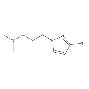1-(3-(Dimethylamino)propyl)-1h-pyrazol-3-amine结构式