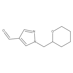 1-[(oxan-2-yl)methyl]-1H-pyrazole-4-carbaldehyde Structure