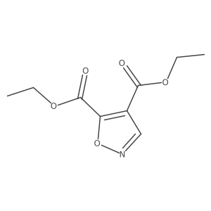 Diethyl isoxazole-4,5-dicarboxylate Structure