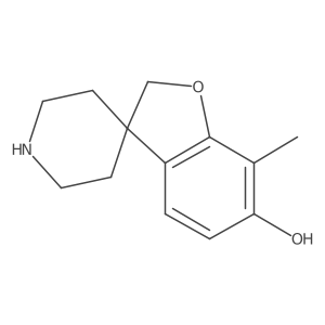 Spiro[benzo[b]furan-3(2h),4'-piperidin]-6-ol,7-methyl- Structure
