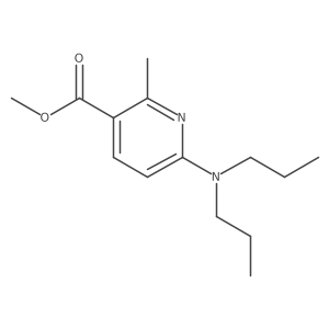 Methyl 6-(dipropylamino)-2-methylnicotinate Structure