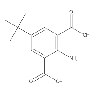 2-Amino-5-(tert-butyl)isophthalic acid Structure
