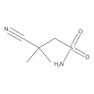 2-Cyano-2,2-dimethylethane-1-sulfonamide Structure