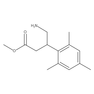 Methyl 4-amino-3-(2,4,6-trimethylphenyl)butanoate结构式