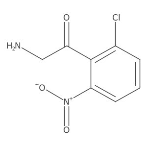 2-Amino-1-(2-chloro-6-nitrophenyl)ethan-1-one Structure