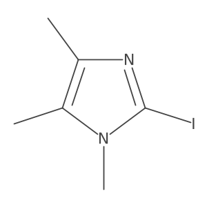2-Iodo-1,4,5-trimethyl-1H-imidazole Structure