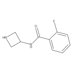 N-(azetidin-3-yl)-2-fluorobenzamide Structure