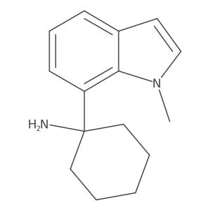 1-(1-methyl-1H-indol-7-yl)cyclohexan-1-amine Structure