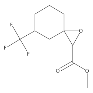 Methyl 5-(trifluoromethyl)-1-oxaspiro[2.5]octane-2-carboxylate Structure
