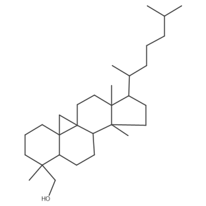9,19-Cyclolanostan-28-ol, (4I(2))-结构式