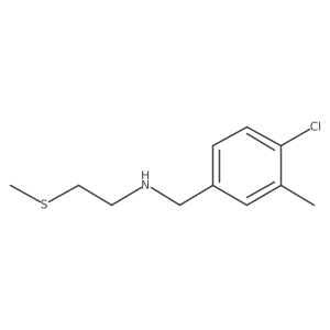 [(4-Chloro-3-methylphenyl)methyl][2-(methylsulfanyl)ethyl]amine Structure