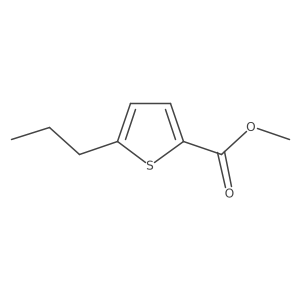 Methyl 5-propylthiophene-2-carboxylate结构式