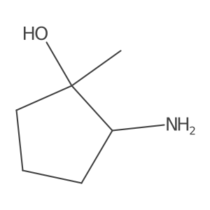 Cyclopentanol, 2-amino-1-methyl-, (1R,2S)-rel- Structure
