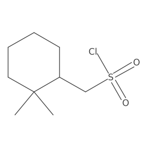 (2,2-Dimethylcyclohexyl)methanesulfonyl chloride结构式
