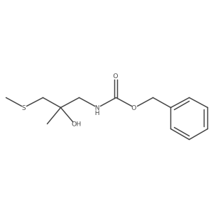 benzyl N-[2-hydroxy-2-methyl-3-(methylsulfanyl)propyl]carbamate Structure
