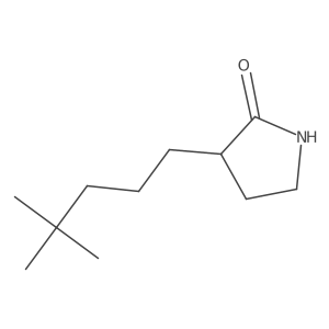 3-(4,4-Dimethylpentyl)-2-pyrrolidinone Structure