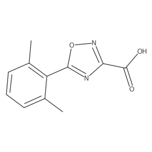 5-(2,6-Dimethylphenyl)-1,2,4-oxadiazole-3-carboxylic acid结构式
