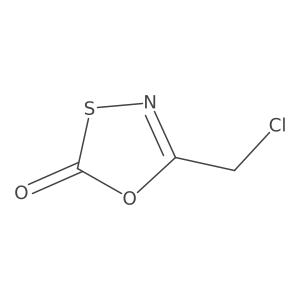 5-Chloromethyl-1,3,4-oxathiazol-2-one结构式