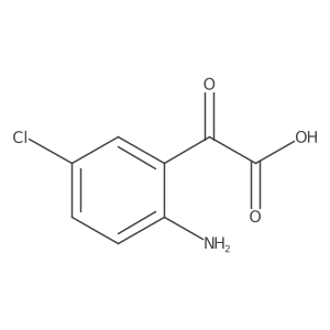 2-Amino-5-chloro-I+/--oxobenzeneacetic acid Structure