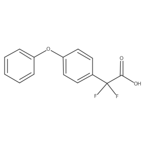 2,2-Difluoro-2-(4-phenoxyphenyl)acetic acid结构式