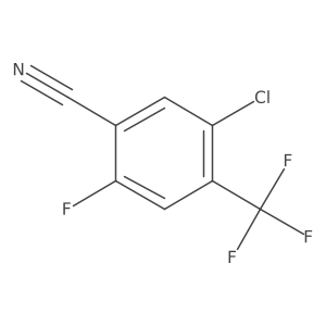 5-Chloro-2-fluoro-4-(trifluoromethyl)benzonitrile Structure