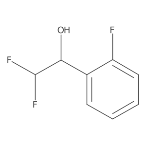 (1R)-2,2-Difluoro-1-(2-fluorophenyl)ethanol Structure