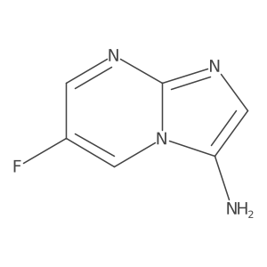 6-Fluoroimidazo[1,2-a]pyrimidin-3-amine Structure