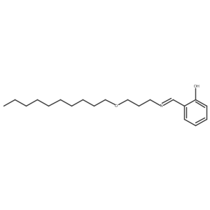 Phenol, 2-(((3-(decyloxy)propyl)imino)methyl)-结构式