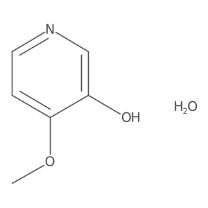 4-Methoxypyridin-3-OL hydrate Structure